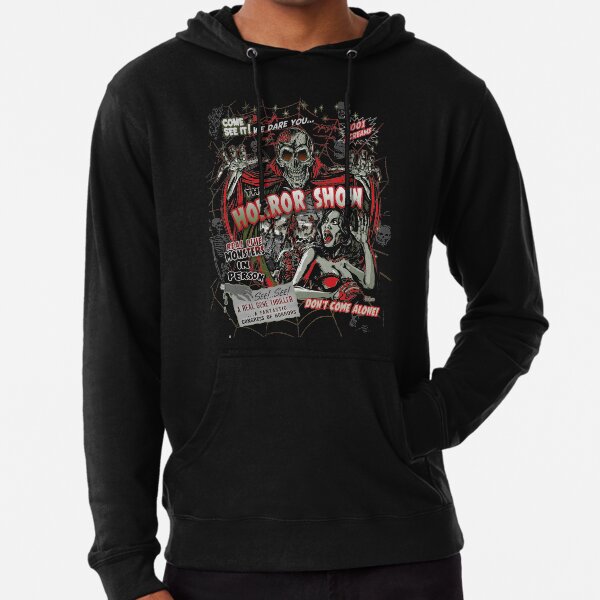 Spook Show Horror movie Monsters Lightweight Hoodie