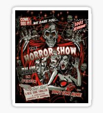Spook Show Horror movie Monsters Sticker