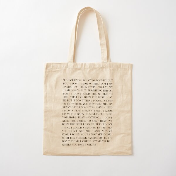 Francis Forever Cotton Tote Bag