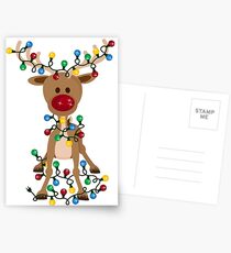 Adorable Reindeer Postcards