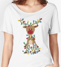 Adorable Reindeer Women's Relaxed Fit T-Shirt