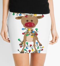 Adorable Reindeer Mini Skirt