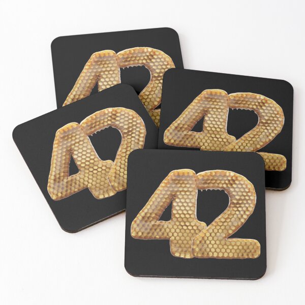Item preview, 42 Number 3d Honey Numbers Font designed and sold by HelloFromAja.