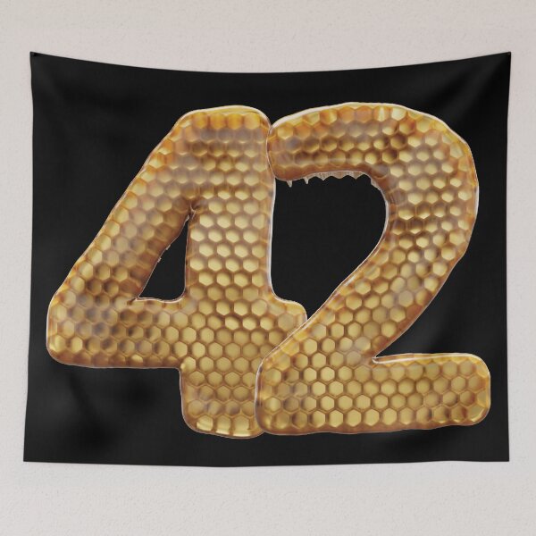 Item preview, 42 Number 3d Honey Numbers Font designed and sold by HelloFromAja.