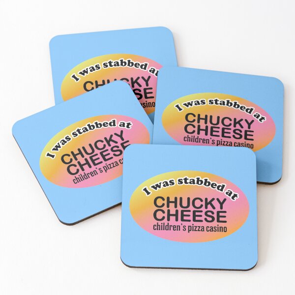 Pizza Casino Stabbing Commemoration Coasters (Set of 4)