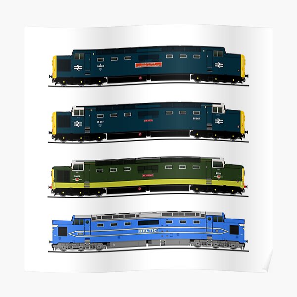 DELTIC LOCOMOTIVES Poster