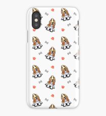 Basset Hound Sit Stay iPhone Case