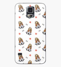 Basset Hound Sit Stay Case/Skin for Samsung Galaxy