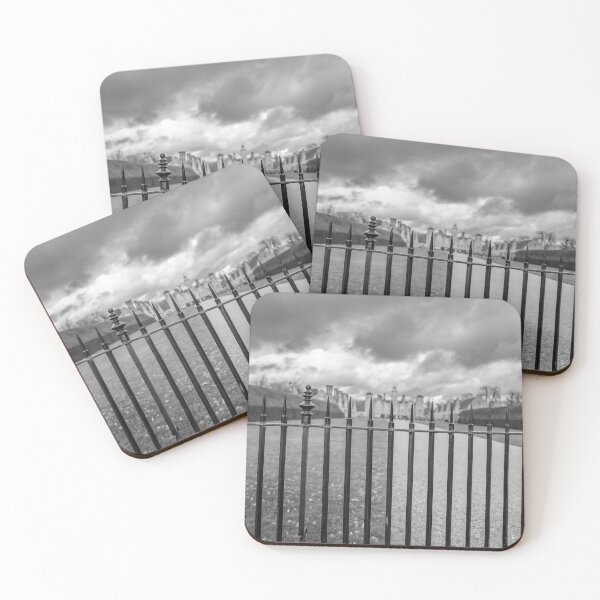 Item preview, Close up of metal security fence guarding an English stately home designed and sold by yackers1.