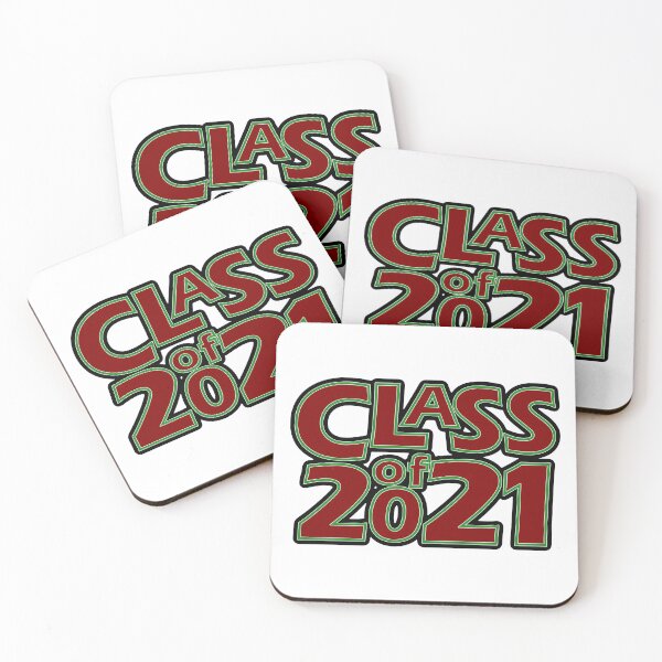 Item preview, Grad Class of 2021 Maroon with a Green Border designed and sold by gkillerb.