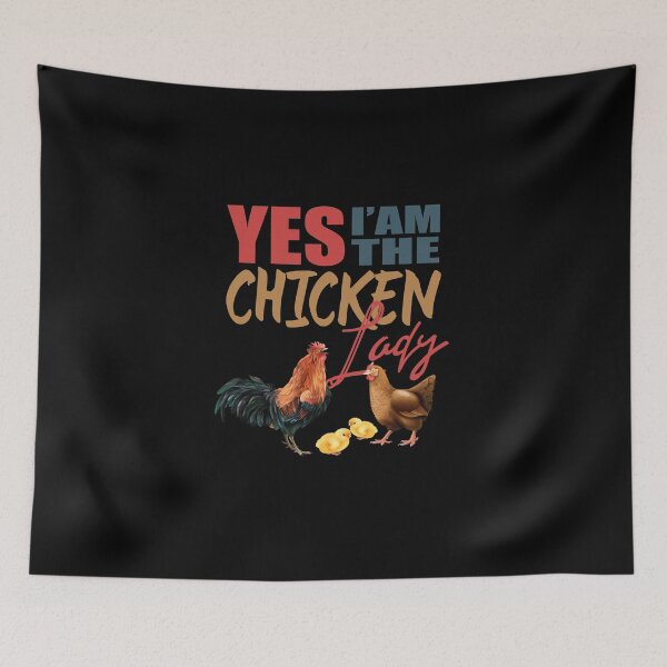 Item preview, Yes I Am The Chicken Lady designed and sold by Nouni-abdo.