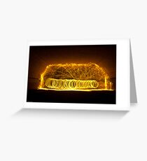 Wirewool Spinning Greeting Card