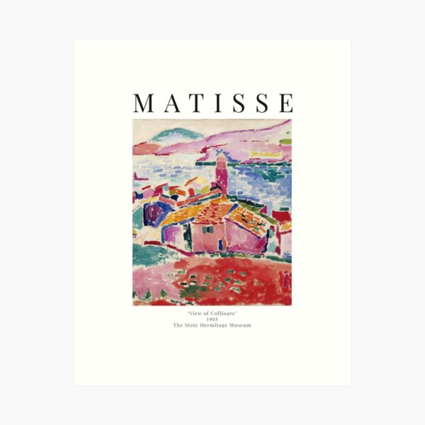 Henri Matisse - View of Collioure - Exhibition Poster Art Print