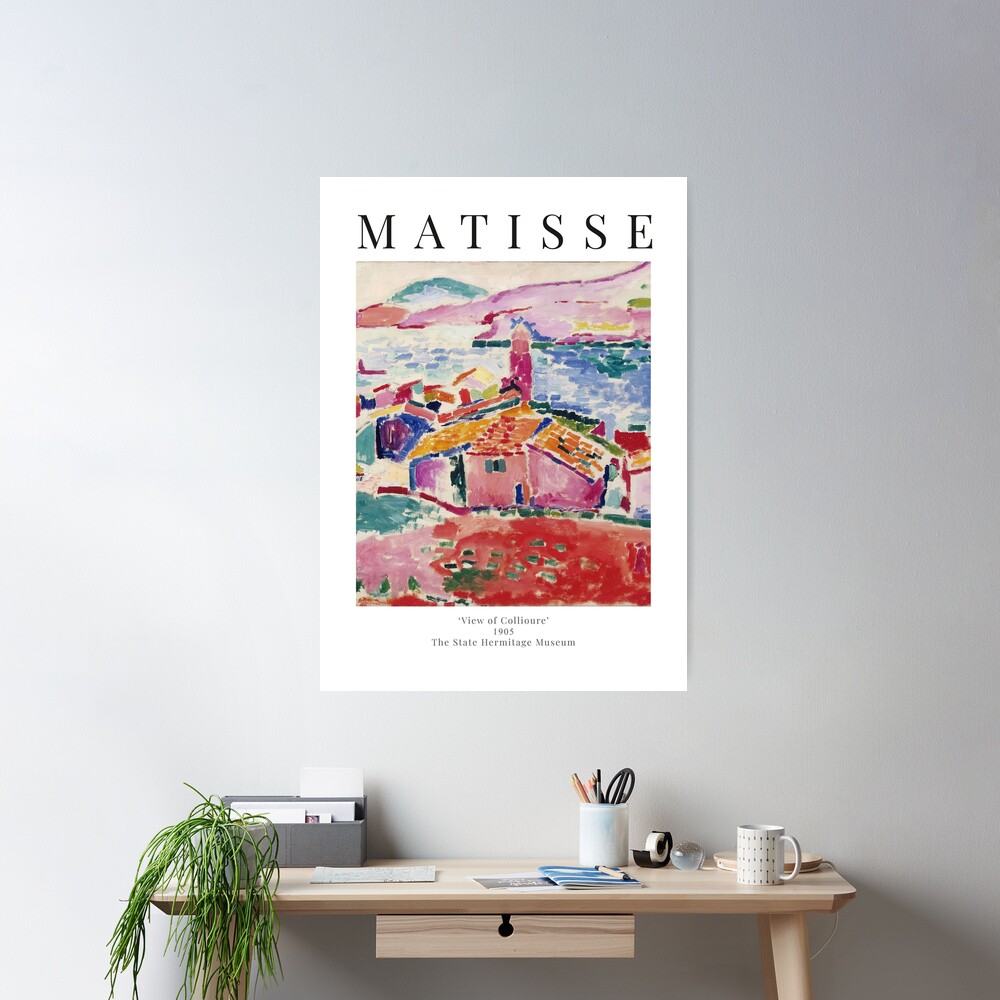Henri Matisse - View of Collioure - Exhibition Poster Poster