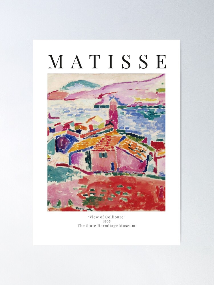 MATISSE litgraphies EAUX FORTESギャラリーポスター（Henri