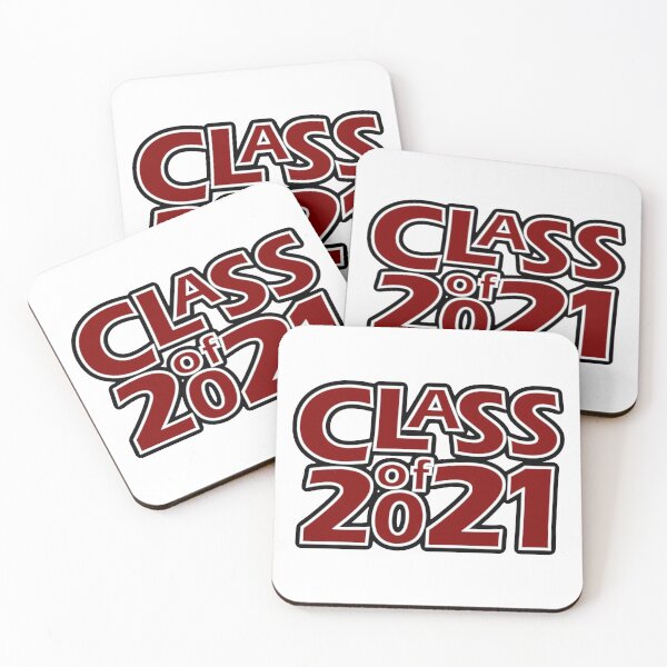Item preview, Grad Class of 2021 Maroon with a White Border designed and sold by gkillerb.