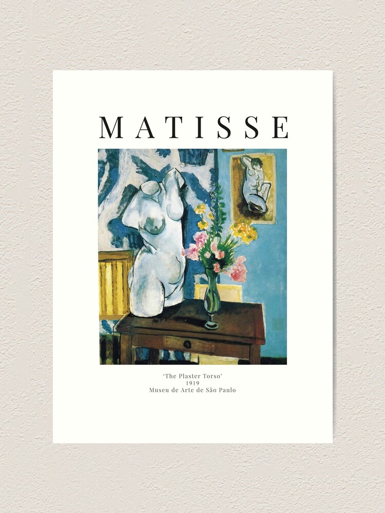 Alternate view of Henri Matisse - The Plaster Torso - Exhibition Poster Art Print