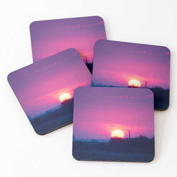 Item preview, Purple October Sunrise designed and sold by FOLK ART FUSION by heidiannemorris.