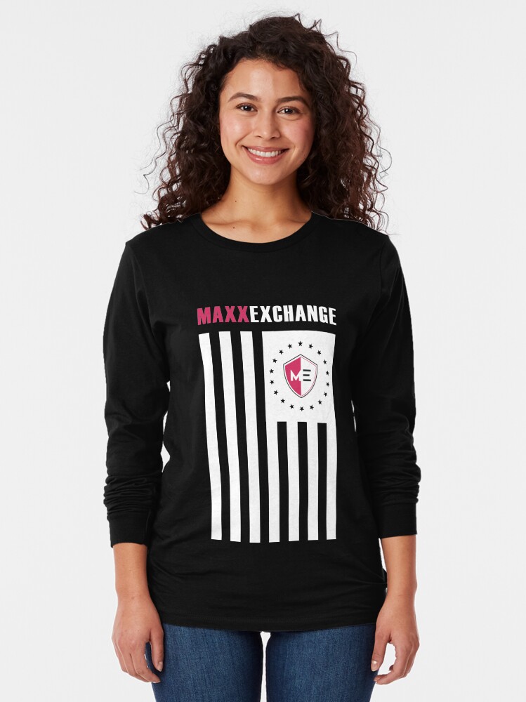 Alternate view of Maxx Exchange Ensign Stars Emblem Logo Insignia. Long Sleeve T-Shirt