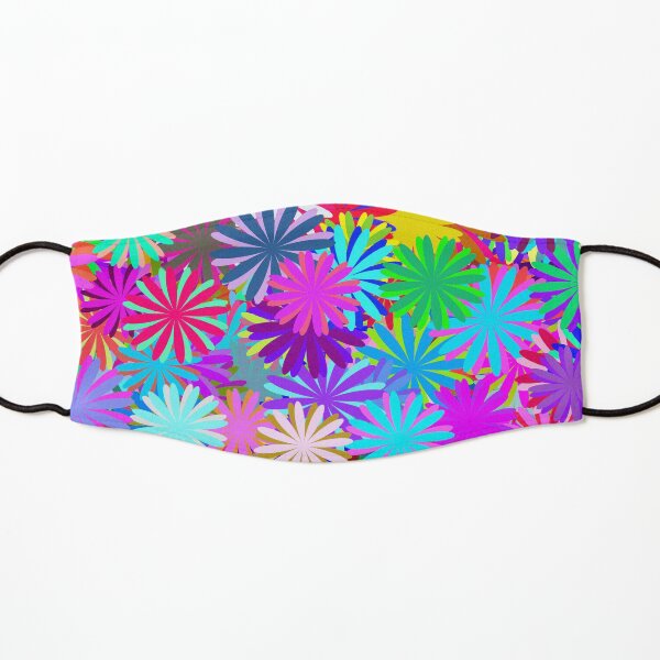 Meadow of Colorful Daisies Kids Mask