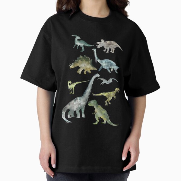 Vista previa del artículo con la obra «Dinosaurios», diseñado y vendido por Amy Hamilton.