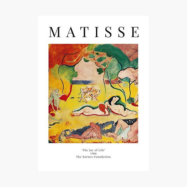 Item preview, Henri Matisse - The Joy of Life - Exhibition Poster designed and sold by studiofrivolo.