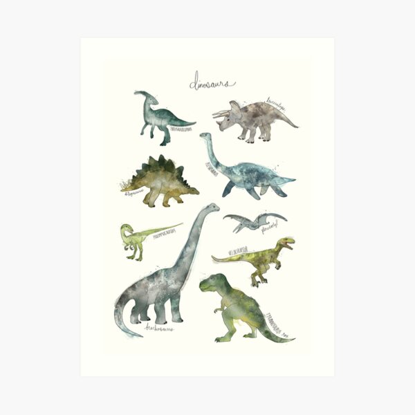 Dinosaurs Art Print