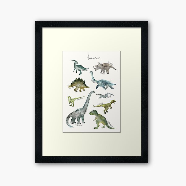 Dinosaurs Framed Art Print