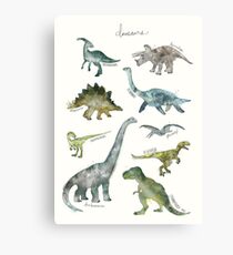 Dinosaurs Canvas Print