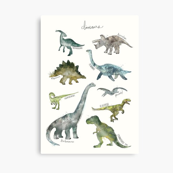 Dinosaurs Canvas Print