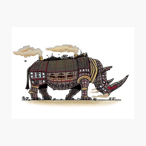 Roborhino by Brent Florica Photographic Print
