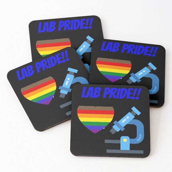 Item preview, LAB PRIDE Bandera del mes del orgullo del arco iris LABORATORIO MÉDICO CIENTÍFICO MED TECH LAB TECH designed and sold by Hippiesole.