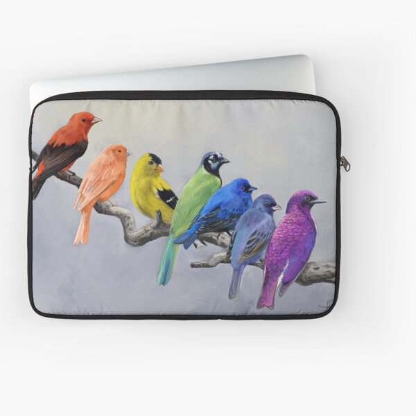 Birds of all Colors Laptop Sleeve