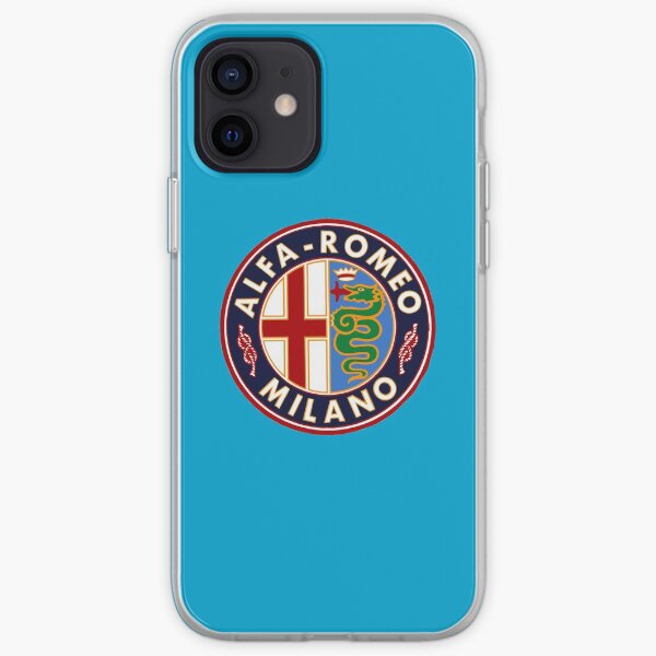 Antique Alfa-Romeo Classic Car Sign iPhone Soft Case