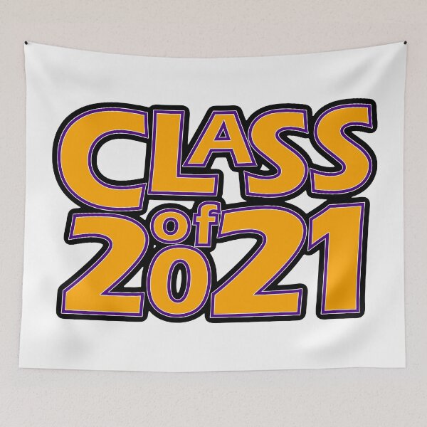 Item preview, Grad Class of 2021 Orange with a Dark Purple Border designed and sold by gkillerb.
