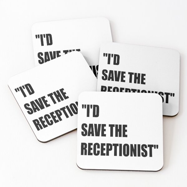 Item preview, I'd Save The Receptionist designed and sold by gardengatequilt.
