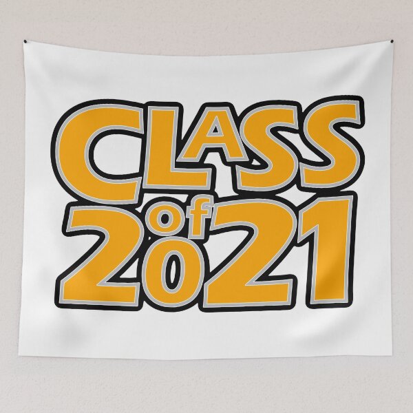 Item preview, Grad Class of 2021 Orange with a Silver Border designed and sold by gkillerb.