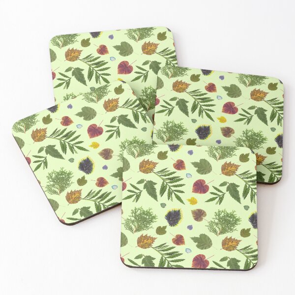 Item preview, Leaves and Twigs, Green Background, Larger designed and sold by Art by Roberto Sabas.