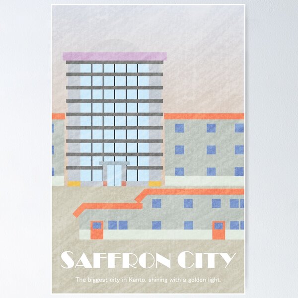 Item preview, Kanto Towns - Saffron City designed and sold by browniegamer.