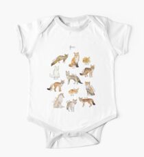 Foxes Short Sleeve Baby One-Piece