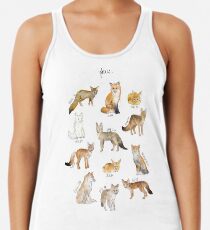 Camiseta de tirantes para mujer Zorros