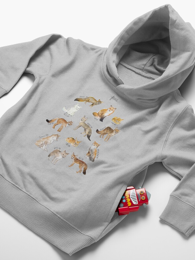 Alternate view of Foxes Toddler Pullover Hoodie