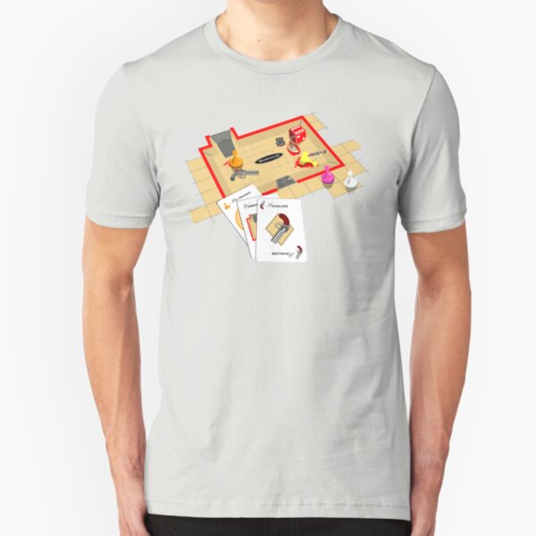 Mr Orange in the Warehouse with the Revolver Slim Fit T-Shirt