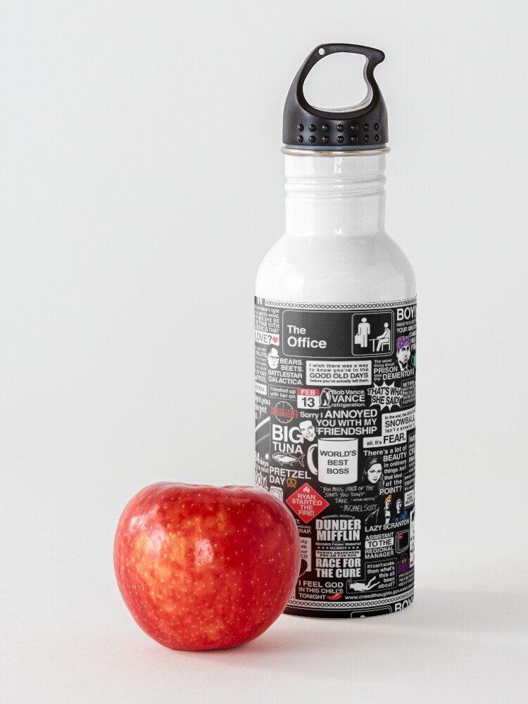 Alternate view of Wise Words From The Office - The Office Quotes Water Bottle