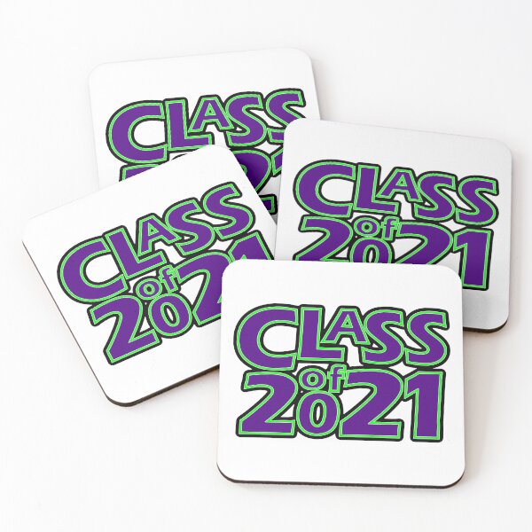 Item preview, Grad Class of 2021 Purple with a Bright Green Border designed and sold by gkillerb.
