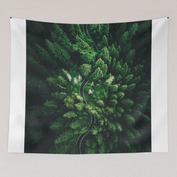 Item preview, aerial view of winding road designed and sold by franckreporter.