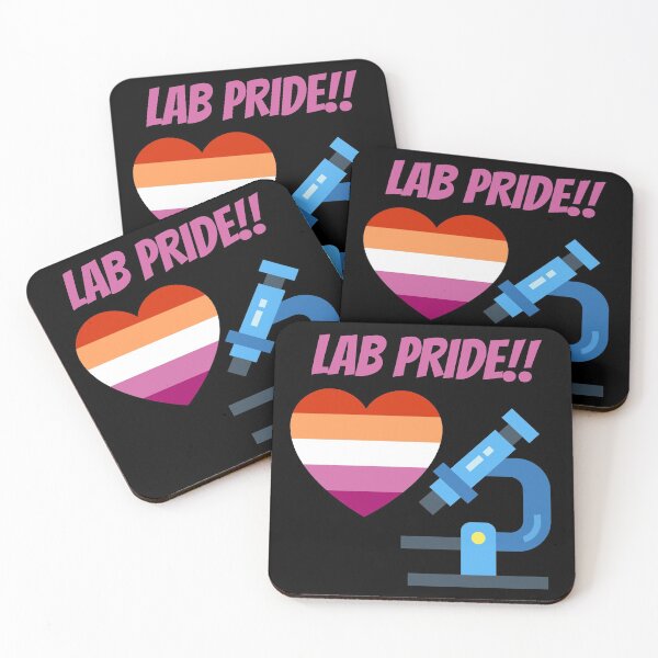 Item preview, LESBIAN LAB PRIDE Bandera del Mes del Orgullo Lésbico MED TECH LAB TECH designed and sold by Hippiesole.