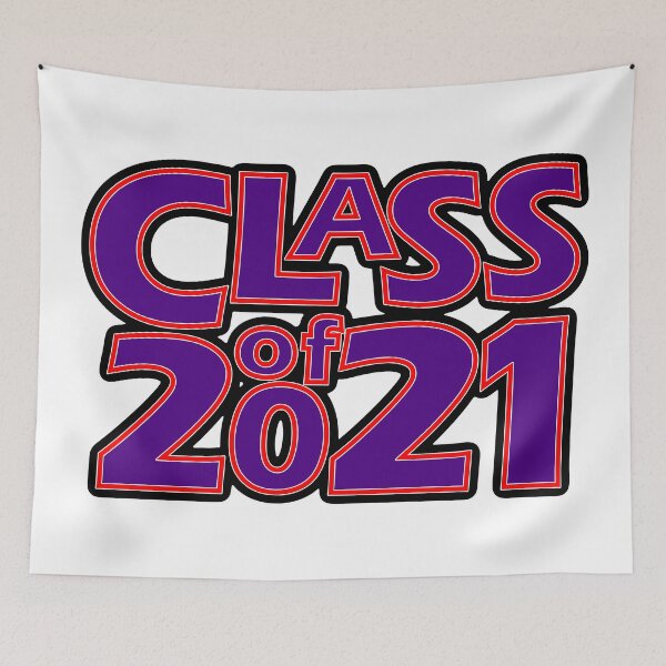 Item preview, Grad Class of 2021 Purple with a Bright Red Border designed and sold by gkillerb.