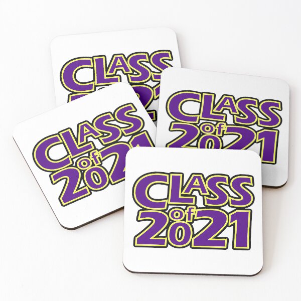 Item preview, Grad Class of 2021 Purple with a Bright Yellow Border designed and sold by gkillerb.