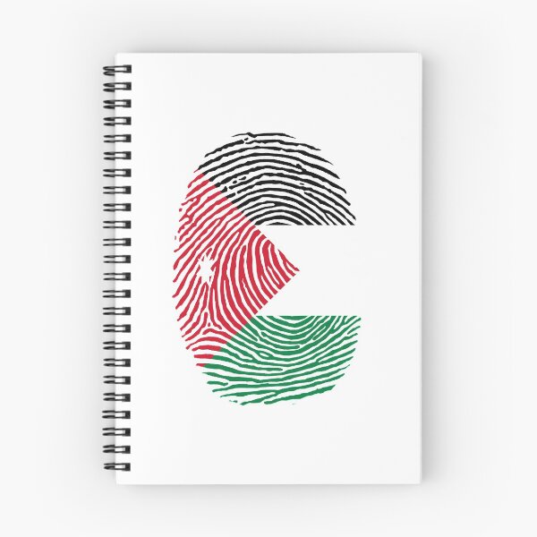 Item preview, Jordan Fingerprint on Flag Stylish Design designed and sold by ArabCorner.